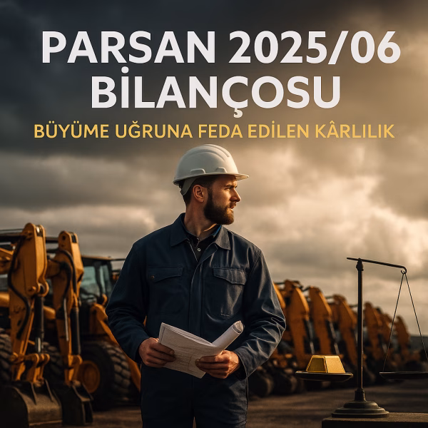 arsan 2025 ilk yarı bilanço analizini temsil eden, büyüme ve kârlılık arasındaki seçimi gösteren konsept kapak görseli.