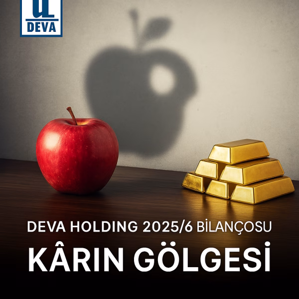 Deva Holding 2025 ikinci çeyrek bilanço analizini temsil eden konsept kapak görseli.