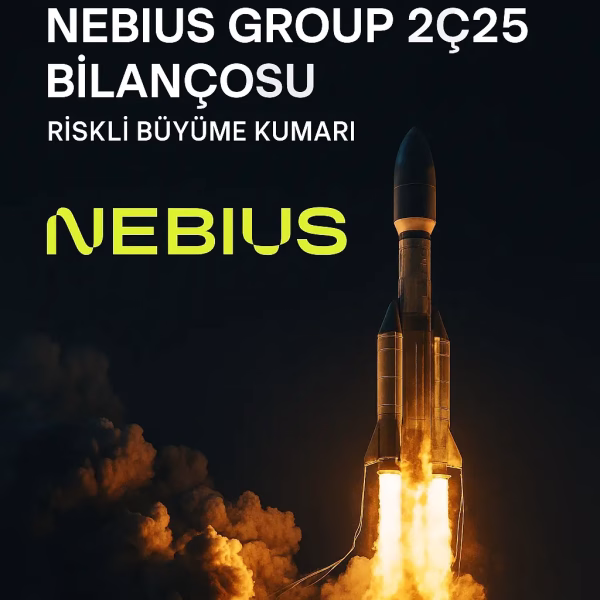 Nebius Group Q2 2025 bilanço analizini temsil eden, fırlatılan bir roket metaforlu kapak görseli.