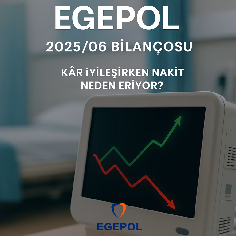 Egepol (EGEPO) Bilançosu: Kâr Makyajı Altında Gizlenen 125 Milyon TL’lik Nakit Çıkışı Nereye Gitti?