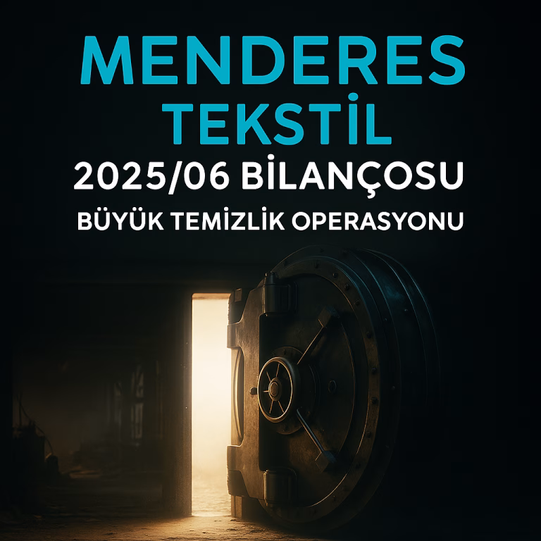 Menderes Tekstil’in Bilanço Vaka Dosyası: Kâr Tablosunun Sakladığı Büyük Nakit Operasyonu