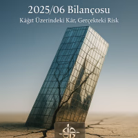 Finansal çelişki temalı Peker GYO bilanço kapağı