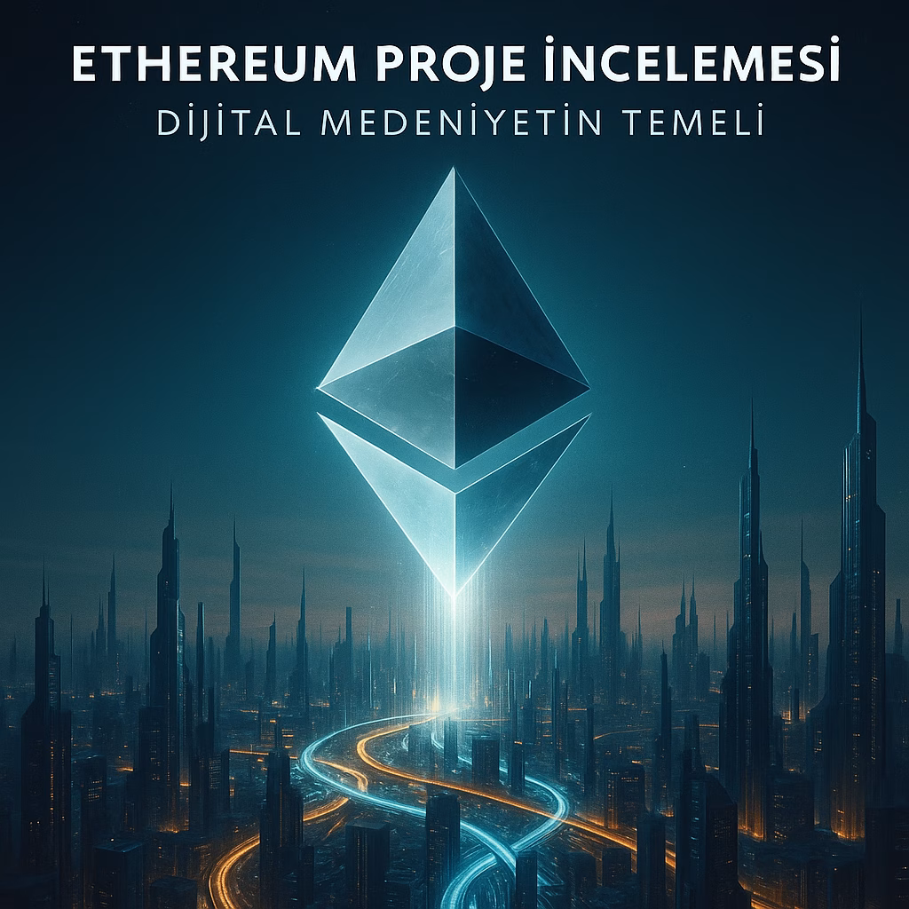 Ethereum (ETH) proje incelemesini temsil eden, ana ağ ve Layer-2'leri gösteren konsept kapak görseli.