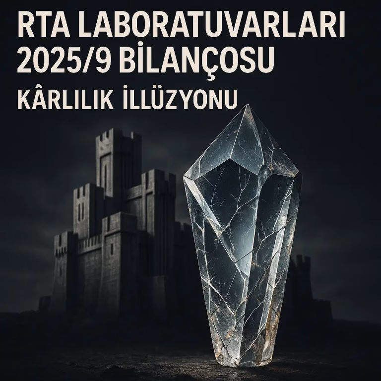 RTA Laboratuvarları 2025/9 Bilanço Analizi: Kârlılık İllüzyonu ve Finansal Kale İnşaatı