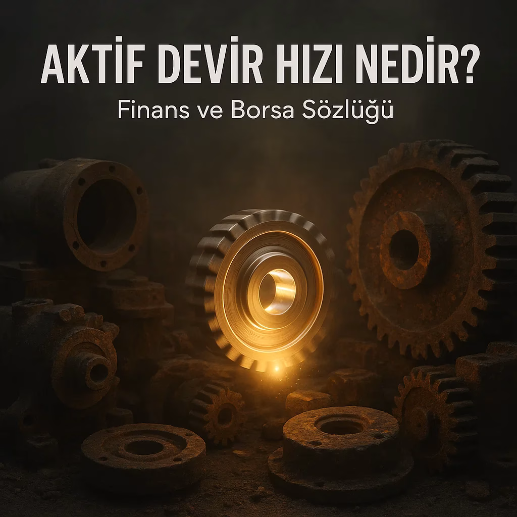 Aktif Devir Hızı nedir sorusunu cevaplayan, atıl varlıkların verimli bir şekilde satışa dönüştürülmesini anlatan finansal konsept görseli.