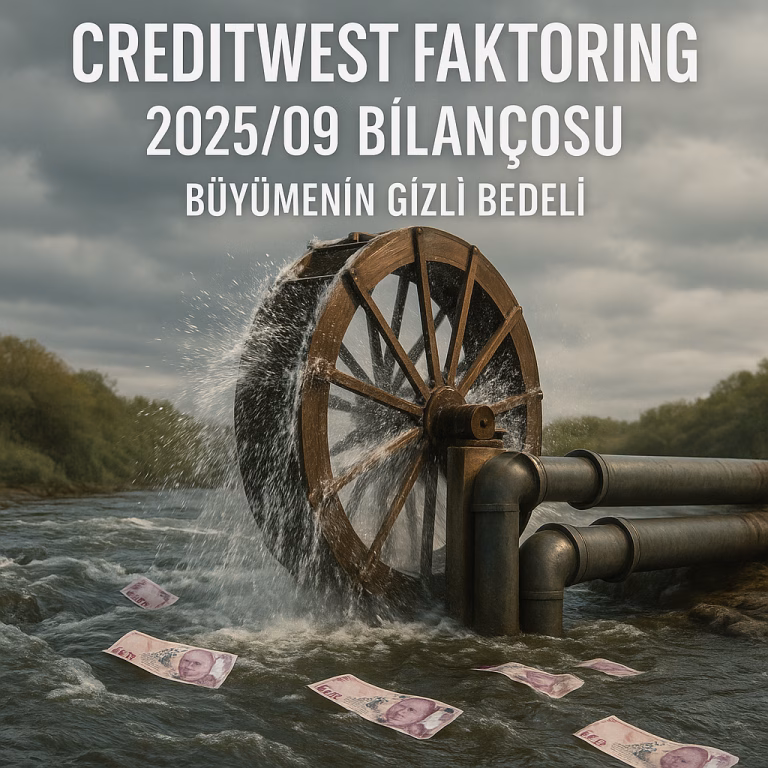 Creditwest Faktoring 2025 Üçüncü Çeyrek Bilançosu: Kâr Patlamasının Ardındaki Nakit Açlığı