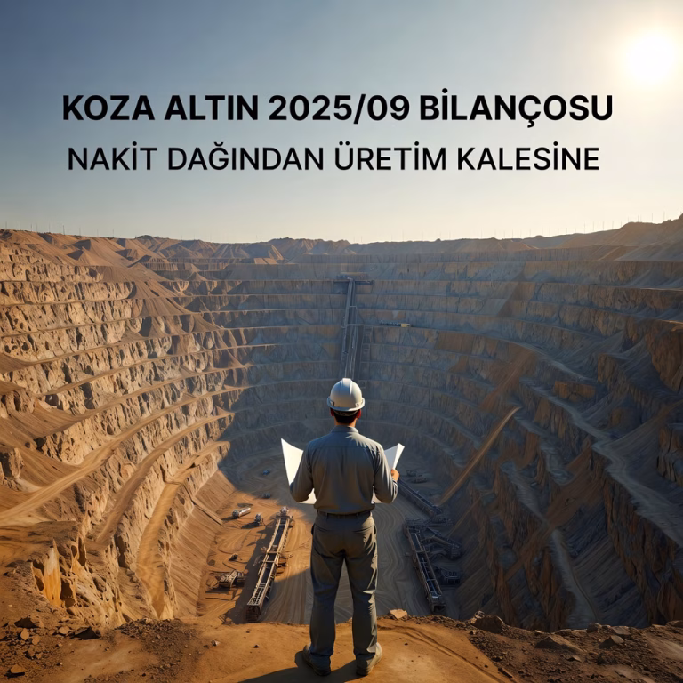 Koza Altın 2025/09 Bilanço Analizi: Nakit Dağlarının Zirvesinde Stratejik Bir Vites Değişimi