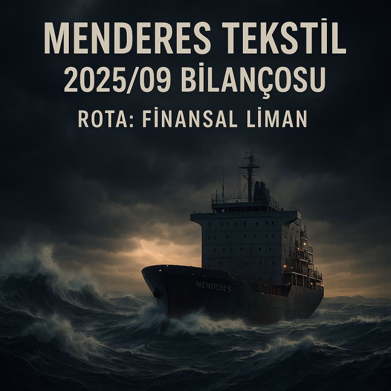 Menderes Tekstil 2025/09 Bilanço Analizi: Borçla Savaşın Perde Arkası ve Enflasyonun Yarattığı Sis Perdesi