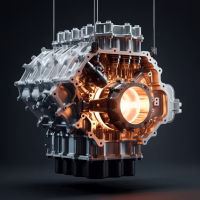 Tureks Turizm (TUREX) bilançosundaki gizli nakit akış gücünü simgeleyen, içi enerji dolu motor bloğu konsept görseli.