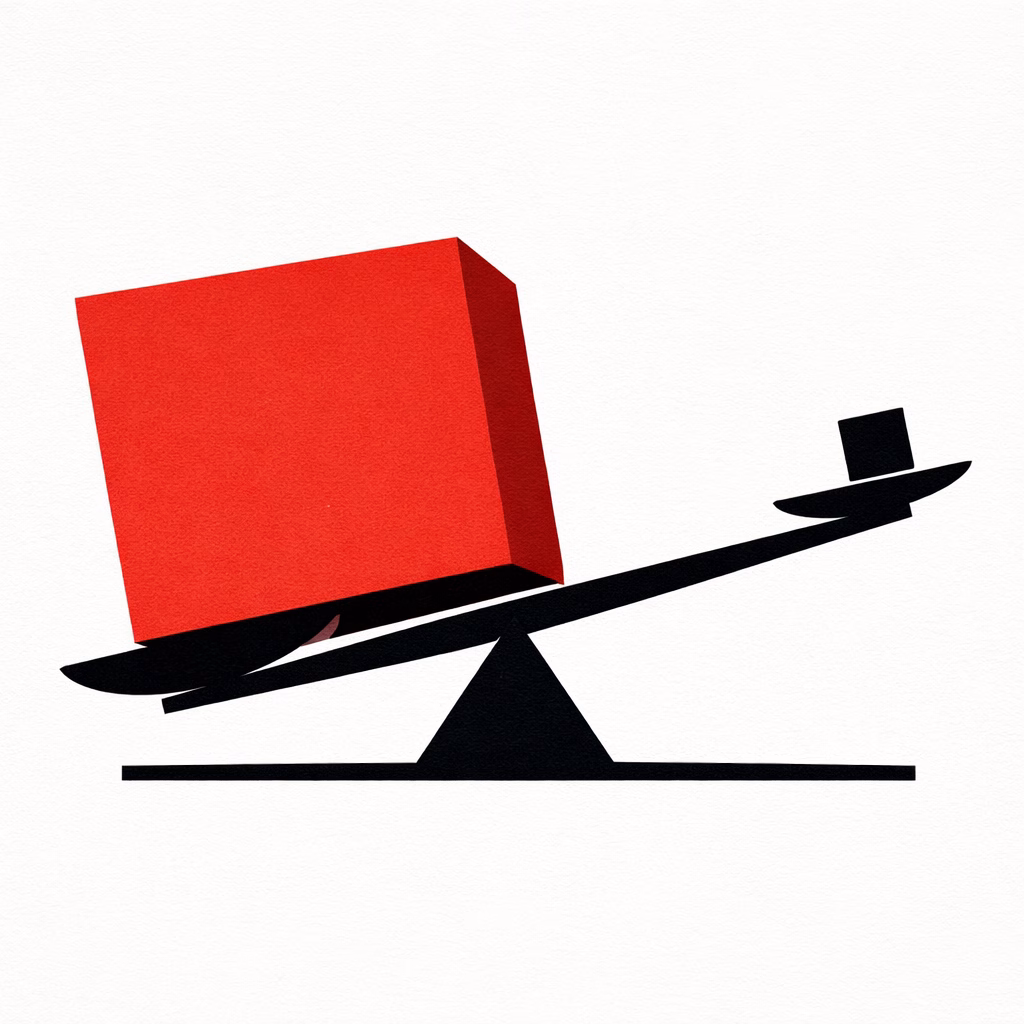 BJKAS finansal dengesizliğini ve brüt zararını temsil eden minimalist grafik illüstrasyon.