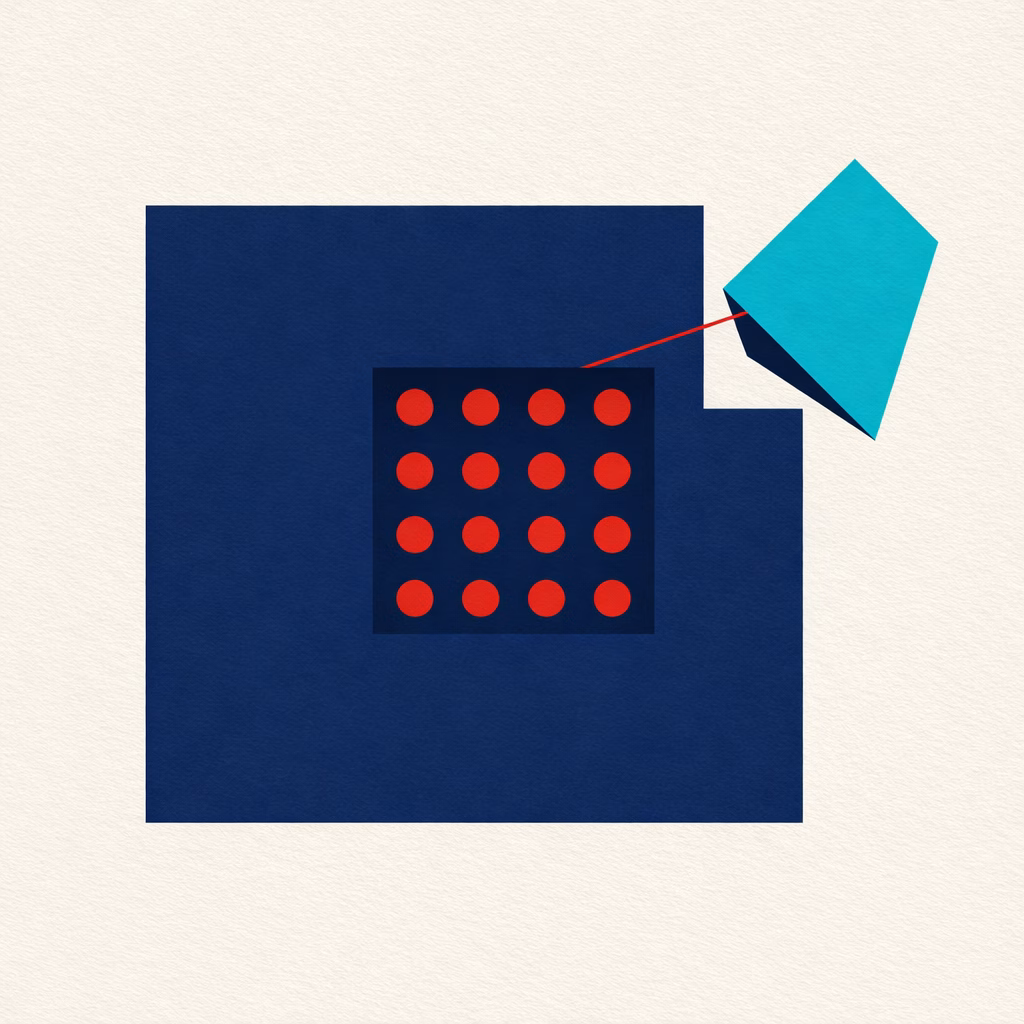 QNB Bank Enpara bölünmesi ve serbest karşılık stratejisinin minimalist grafik illüstrasyonu.