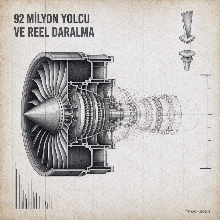 Türk Hava Yolları 2025/12 Analizi: 92 Milyon Yolcu Enflasyona Karşı, Piyasa Neden Yarım Fiyata Alıyor?