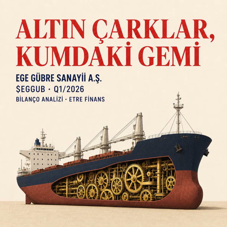 EGGUB 2026/03 Bilançosu: Kâğıt Üzerinde Çöküş, Kasada Nakit Dağı