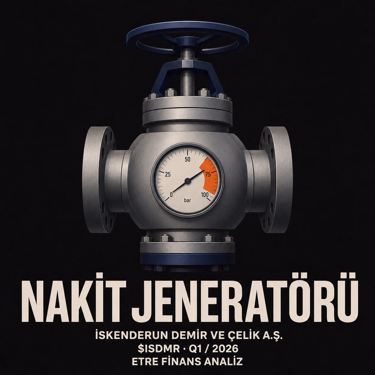 İSKENDERUN DEMİR VE ÇELİK A.Ş. Q1 / 2026 Bilanço Analizi Kapak Görseli — etrefinans.com