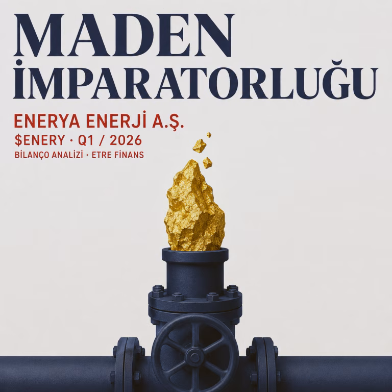 ENERY 2026/03 Bilançosu: Abonelerin Parasıyla Kurulan Maden İmparatorluğu