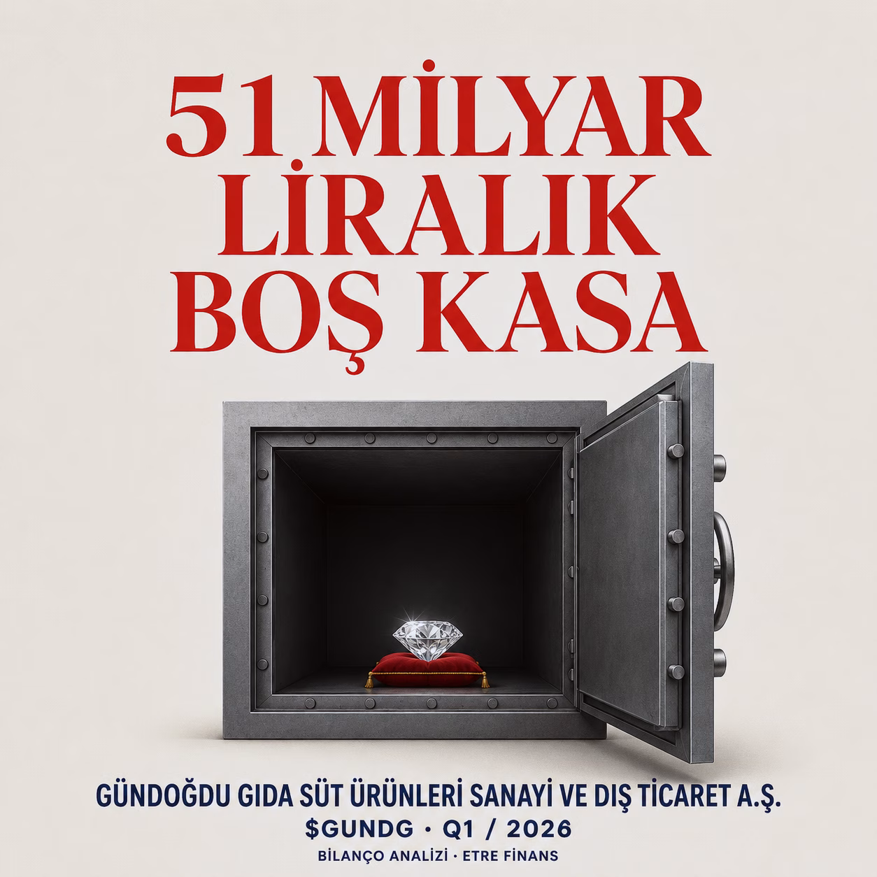 GÜNDOĞDU GIDA Q1/2026 Bilanço Analizi Kapak Görseli — etrefinans.com