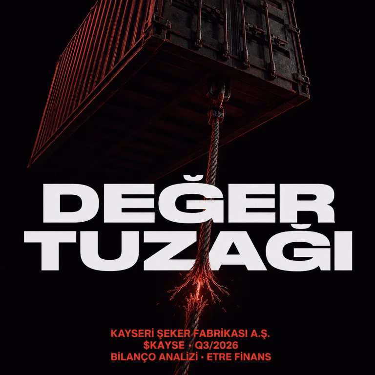 KAYSE 2026/01 Bilançosu: Depolara Kilitlenen Nakit ve Değer Tuzağı