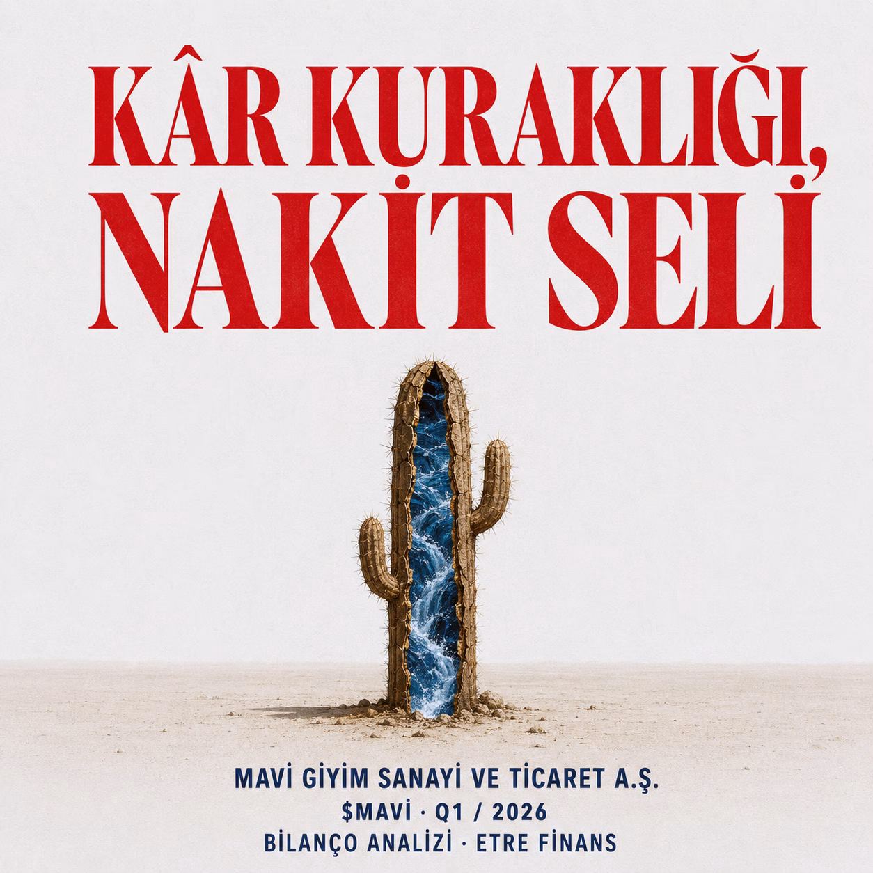 MAVİ GİYİM SANAYİ VE TİCARET A.Ş. 1Ç26 Bilanço Analizi Kapak Görseli — etrefinans.com