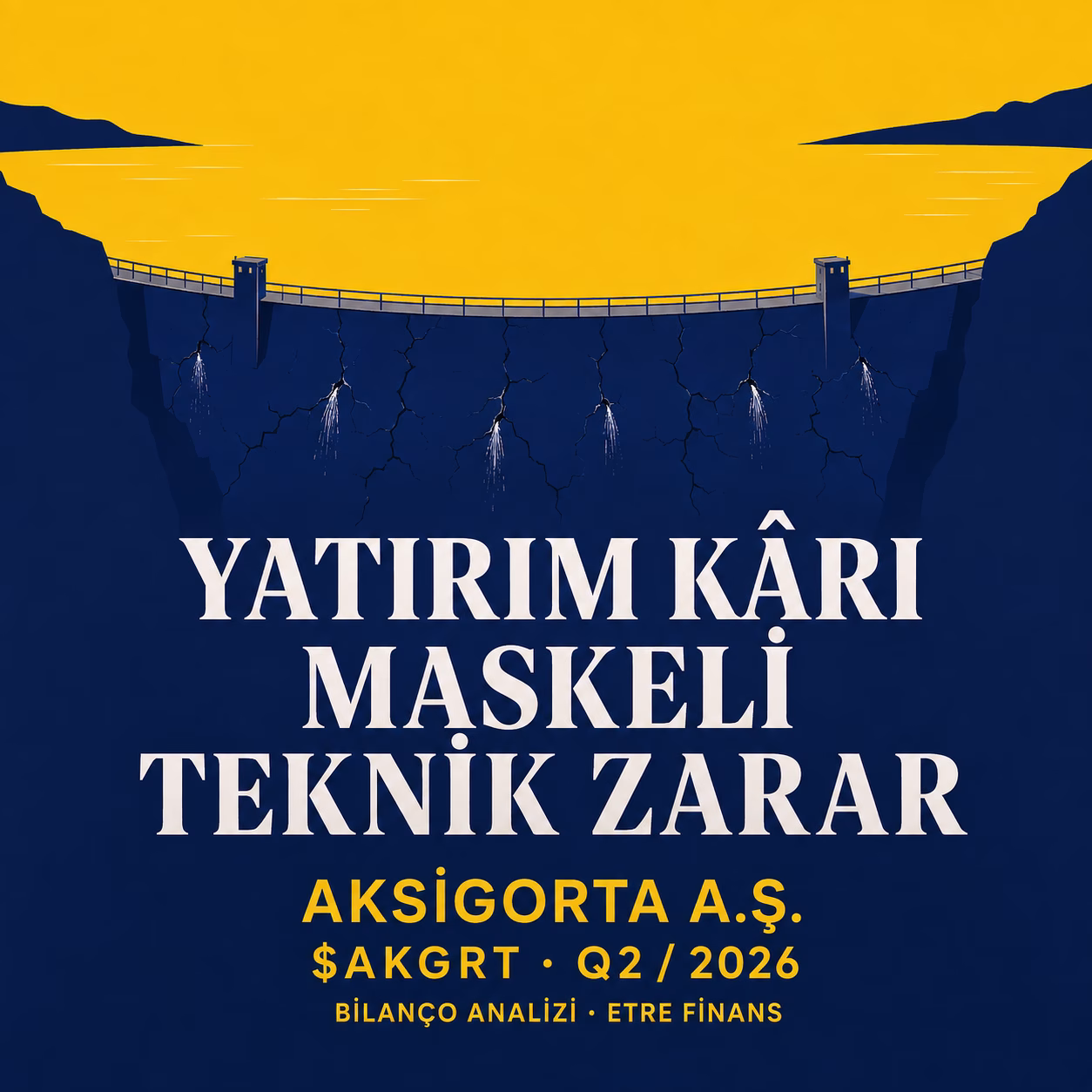 Aksigorta A.Ş. AKGRT 2026/06 Bilanço Analizi Kapak Görseli — etrefinans.com