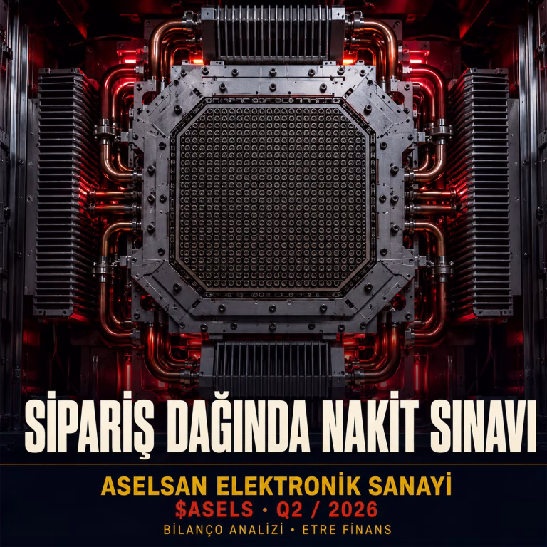 ASELS 2026/6 Bilançosu: 23,2 Milyar Dolarlık Sipariş Dağında Nakit Sınavı