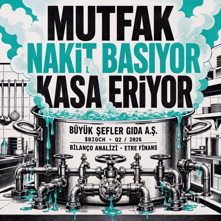 BIGCH 2026/06 Bilançosu: Mutfak Nakit Üretiyor, Faiz Kasayı Deliyor