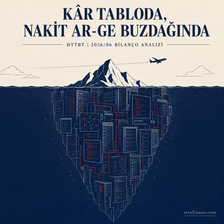 HTTBT 2026/06 Bilançosu: Kâr Tabloda, Nakit Ar-Ge Buzdağında