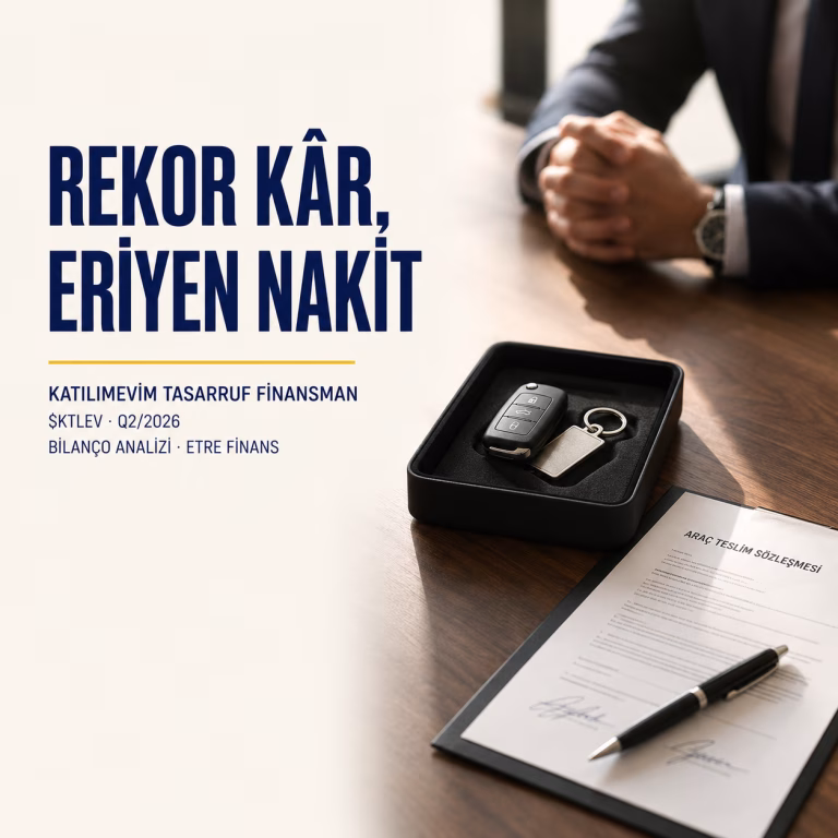 KTLEV 2026/06 Bilançosu: 23 Milyar TL Kâr, 760 Milyon TL Nakit