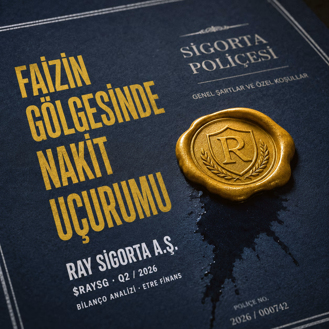 Ray Sigorta A.Ş. 2026 Q2 Bilanço Analizi Kapak Görseli — etrefinans.com