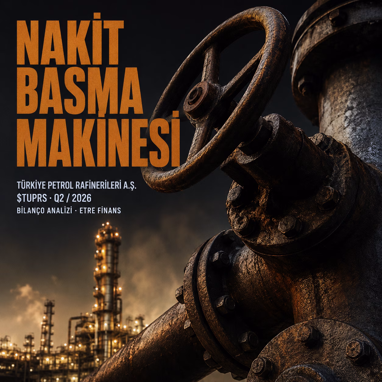 Türkiye Petrol Rafinerileri A.Ş. TUPRS 2026 Q2 Bilanço Analizi Kapak Görseli — etrefinans.com
