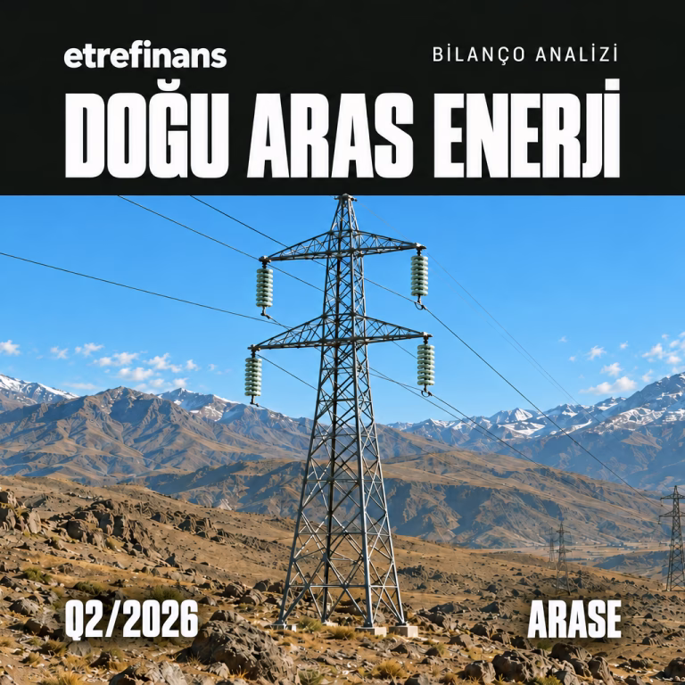 Doğu Aras Enerji (ARASE) 2026/6 Bilanço Analizi: 0,09x Net Borç