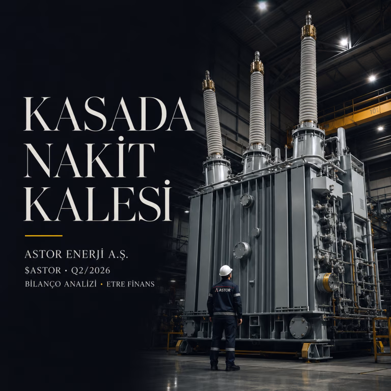 ASTOR 2026/06 Bilançosu: Siparişte 1,9 Milyar Dolar, Kasada Nakit Kalesi