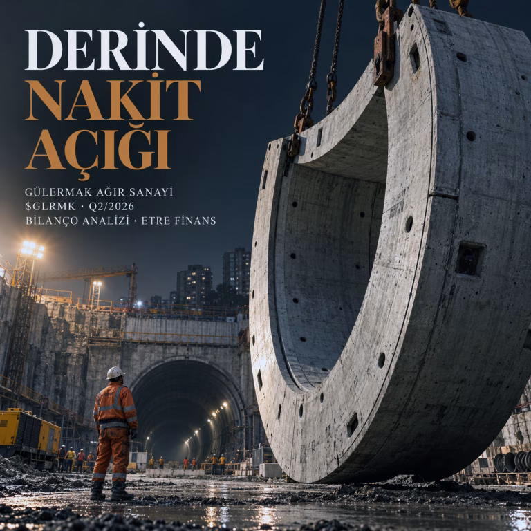 GLRMK 2026/06 Bilançosu: 253 Milyar TL İş Hacmi, -4,16 Milyar TL Nakit Açığı
