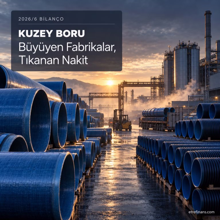 Kuzey Boru 2026/6 Bilanço Analizi: Büyüyen Fabrikalar, Tıkanan Nakit Akışı