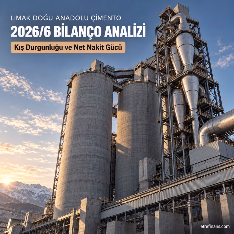 Limak Doğu Anadolu Çimento (LMKDC): 2026/6 Bilanço ve İş Modeli Analizi