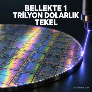 Micron Technology 300 mm silikon gofret üzerinde bellek sektöründe 1 trilyon dolarlık piyasa değeri kapağı.