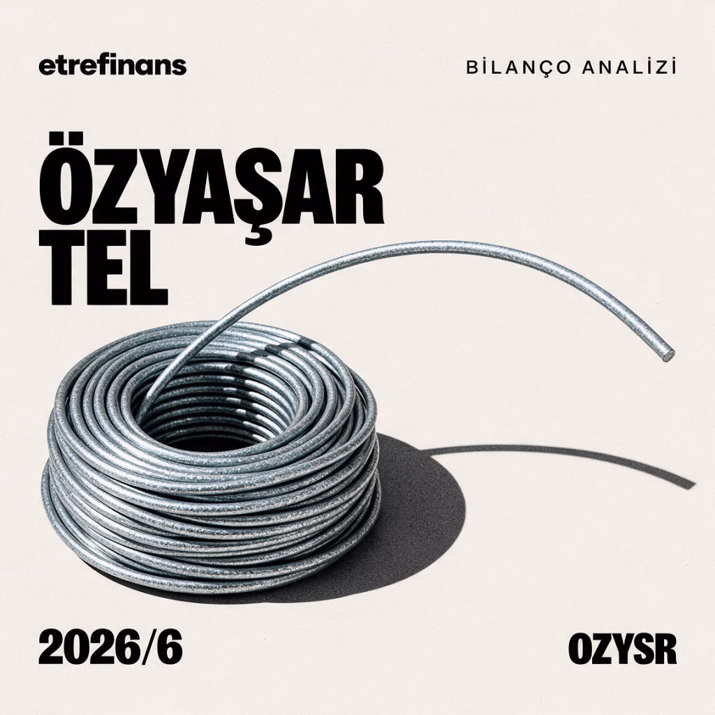 Özyaşar Tel (OZYSR) 2026/6 Bilanço Analizi: 30 Milyon TL Kâr