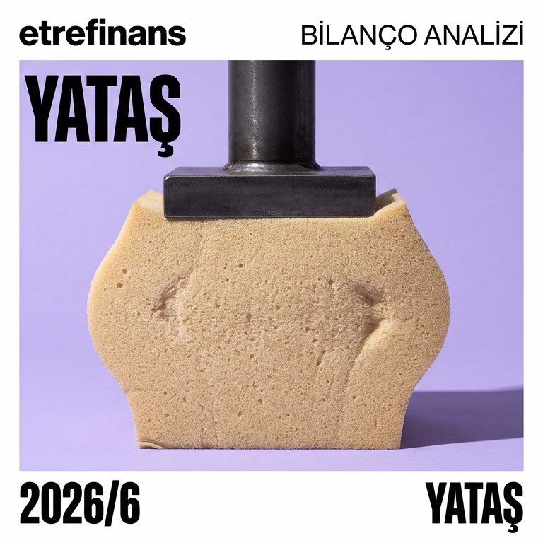Yataş (YATAS) 2026/6 Bilanço Analizi: 575 Milyon TL Net Kâr